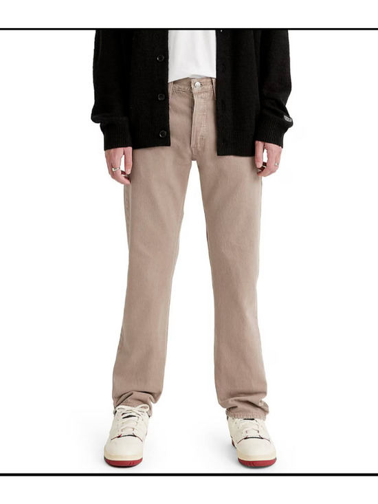Levi's Other - NEW Levi's Mens 501 Original Fit Button Fly Non-Stretch Jeans Beige Size 38 X 34